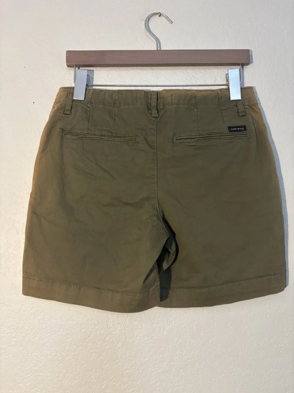 Sanctuary Standard Surplus Anthropologie Journee Shorts Green Sz 25